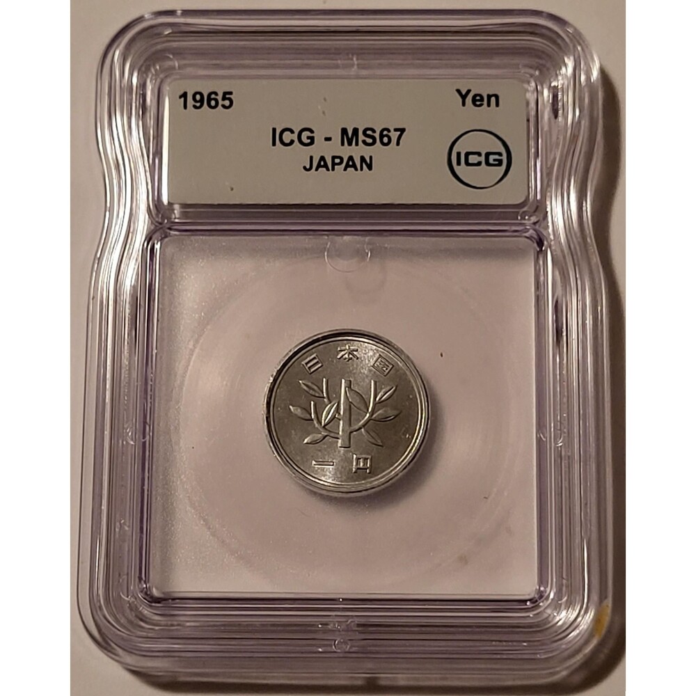 Japan 1965 Yen MS67 ICG